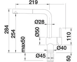 BLANCO Keukenkraan Met Uittrekbare Handdouche Linus-S Zwart -Spoelbakken Verkoop DV 8 10215262 03 4c DE 20200707221654