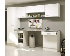 Flex-Well FLEX WELL Werkbank Lucca Wit Mat 260x60 Cm