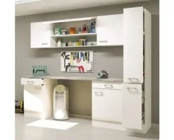 Flex-Well FLEX WELL Werkbank Lucca Wit Mat 240x60 Cm