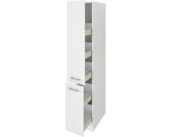 Flex-Well FLEX WELL Hoge Kast En Apothekerskast Lucca Wit Mat 130x60 Cm -Spoelbakken Verkoop DV 8 10314610 03 4c DE 20200930170000