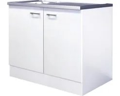 Flex-Well FLEX WELL Spoelblok Lucca Wit Mat 100x60 Cm