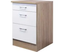 Flex-Well FLEX WELL Onderkast Samoa Wit 60x60x85 Cm