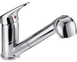 AVITAL Keukenkraan Esteril Met Uittrekbare Handdouche Chroom