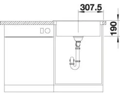 BLANCO Spoelbak Palona 6 Basalt 61,5x51 Cm 17 BLANCO Spoelbak Palona 6 Basalt 61,5x51 Cm -Spoelbakken Verkoop DV 8 4619820 05 4c DE 20210816194659