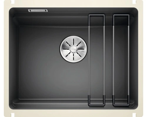 BLANCO Spoelbak Etagon 500-U Basalt 53x46 Cm 1 BLANCO Spoelbak Etagon 500-U Basalt 53x46 Cm