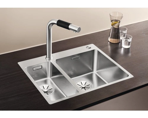 BLANCO Spoelbak Andano RVS Zijdeglans 58,5x50 Cm 2 BLANCO Spoelbak Andano RVS Zijdeglans 58,5x50 Cm - Afbeelding 2