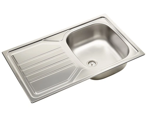 Opbouwspoelbak RVS Enkel 80x50 Cm Met Afdruip En Stop 3 Opbouwspoelbak RVS Enkel 80x50 Cm Met Afdruip En Stop - Afbeelding 3