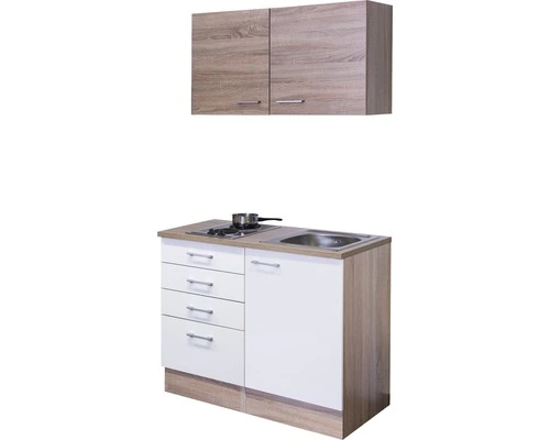 Flex-Well FLEX WELL Minikeuken Met Apparatuur Samoa Wit Mat 100x60 Cm 2 Flex-Well FLEX WELL Minikeuken Met Apparatuur Samoa Wit Mat 100x60 Cm - Afbeelding 2