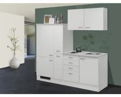 Flex-Well FLEX WELL Minikeuken Met Apparatuur Wito Wit Mat 190x60 Cm