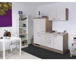 Flex-Well FLEX WELL Minikeuken Met Apparatuur Nepal Kashmir Glanzend 190x60 Cm