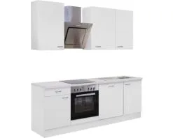 Flex-Well FLEX WELL Keukenblok Met Apparatuur Wito Wit Mat 220x60 Cm -Spoelbakken Verkoop DV 8 5769795 04 4c DE 20170623093841