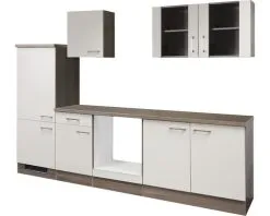 Flex-Well FLEX WELL Keukenblok Zonder Apparatuur Eico Magnoliawit Mat 270x60 Cm