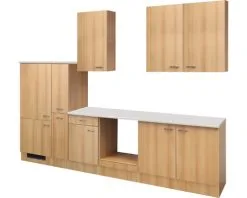 Flex-Well FLEX WELL Keukenblok Zonder Apparatuur Nano Beuken-decor Mat 300x60 Cm