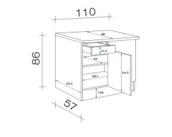 Flex-Well FLEX WELL Hoekonderkast Abaco 110x86x60 Cm 3 Flex-Well FLEX WELL Hoekonderkast Abaco 110x86x60 Cm -Spoelbakken Verkoop DV 8 5779503 02 4c DE 20220118134654 3
