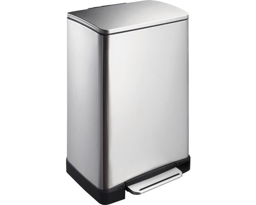 EKO Pedaalemmer E-Cube Mat RVS 40 L 1 EKO Pedaalemmer E-Cube Mat RVS 40 L