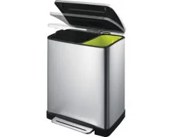 EKO Pedaalemmer E-Cube Recycling Mat RVS 28+18 L 10 EKO Pedaalemmer E-Cube Recycling Mat RVS 28+18 L -Spoelbakken Verkoop DV 8 5850574 03 4c DE 20230425051657