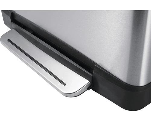 EKO Pedaalemmer E-Cube Recycling Mat RVS 28+18 L 6 EKO Pedaalemmer E-Cube Recycling Mat RVS 28+18 L - Afbeelding 6