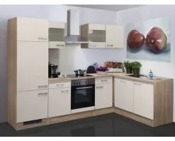 Flex-Well FLEX WELL Hoekkeuken Met Apparatuur Nepal Kashmir Glanzend 280x170 Cm