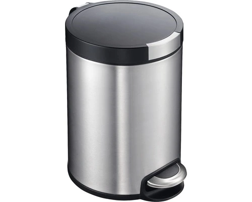 EKO Pedaalemmer Artistic Mat RVS 5 L 1 EKO Pedaalemmer Artistic Mat RVS 5 L