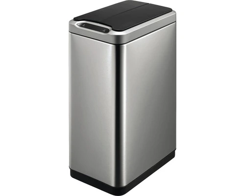 EKO Prullenbak Phantom Sensor Bin Recycling Mat RVS 2x20 L 1 EKO Prullenbak Phantom Sensor Bin Recycling Mat RVS 2x20 L