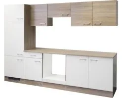 Flex-Well FLEX WELL Keukenblok Zonder Apparatuur Samoa Sonoma Eiken 270x60 Cm