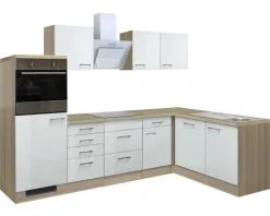 Flex-Well FLEX WELL Hoekkeuken Met Apparatuur Abaco Parelmoer Glanzend 280x170 Cm -Spoelbakken Verkoop DV 8 6569517 02 4c DE 20171218031822