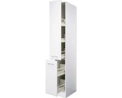 Flex-Well FLEX WELL Apothekerskast Lucca Wit 30x57x200 Cm