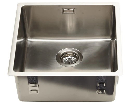 Opbouwspoelbak Carre RVS 44x44 Cm Met Korfplug 5 Opbouwspoelbak Carre RVS 44x44 Cm Met Korfplug - Afbeelding 5