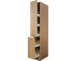 Flex-Well FLEX WELL Apothekerskast Ischia Nano Beuken 30x57x200 Cm